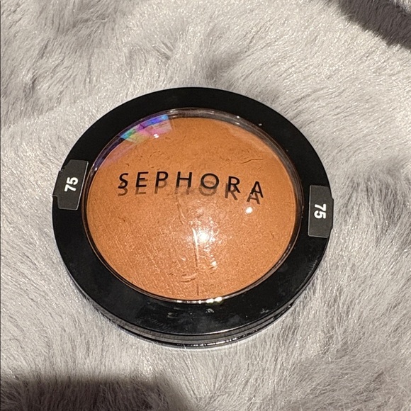 NEW Sephora Microsmooth Multi-Tasking Baked Face Powder Foundation in Hazelnut - Picture 4 of 5